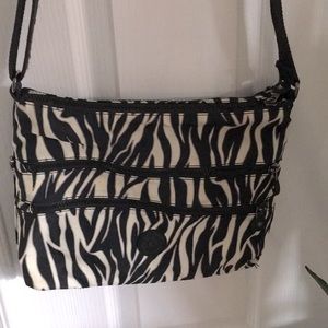 Kipling animal print nylon crossbody
